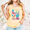 Baseball Love Drip Ice Cream Colorful Baseball Comfort Colors Tank Top Grey