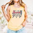 Baseball Mama Lightning Bolt Checkered Varsity Mother's Day Comfort Colors Tank Top Grey Baseball Mama Lightning Bolt Checkered Varsity Mother's Day Comfort Colors Tank Top Grey