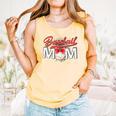 Baseball Mom Coquette Pink Bow Baseball Mama Premium Comfort Colors Tank Top Grey