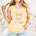 Baseball Mom Crazy Proud Always Loud Mother's Day Premium Comfort Colors Tank Top Grey
