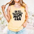 In My Baseball Mom Era Groovy Comfort Colors Tank Top Grey In My Baseball Mom Era Groovy Comfort Colors Tank Top Grey