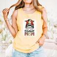 Baseball Mom Game Day Messy Bun Leopard Mother's Day Comfort Colors Tank Top Grey Baseball Mom Game Day Messy Bun Leopard Mother's Day Comfort Colors Tank Top Grey