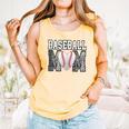 Baseball Mom Heart Sports Mom Comfort Colors Tank Top Grey Baseball Mom Heart Sports Mom Comfort Colors Tank Top Grey