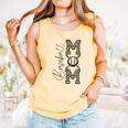 Baseball Mom Leopard Comfort Colors Tank Top Grey