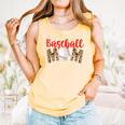 Baseball Mom Leopard Print Cute Mother's Day Sport Lover Comfort Colors Tank Top Grey Baseball Mom Leopard Print Cute Mother's Day Sport Lover Comfort Colors Tank Top Grey