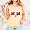 Baseball Mom Leopard Sports Players Mother's Day Comfort Colors Tank Top Grey