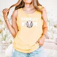 Baseball MOM Mother's Day Baseball Game Cheer Mom Raglan Baseball Tee Comfort Colors Tank Top Grey