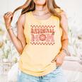 Baseball Mom Baseball Player Mama Women Groovy Comfort Colors Tank Top Grey Baseball Mom Baseball Player Mama Women Groovy Comfort Colors Tank Top Grey