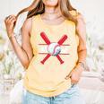 Baseball Mom Red Comfort Colors Tank Top Grey Baseball Mom Red Comfort Colors Tank Top Grey