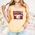 Baseball Mom Sports Red Comfort Colors Tank Top Grey Baseball Mom Sports Red Comfort Colors Tank Top Grey