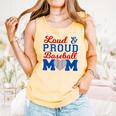 Baseball Mom Tee Loud & Proud Baseball Mom Comfort Colors Tank Top Grey