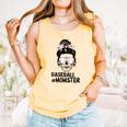 Baseball Momster Messy Bun Skull Mom For Women Halloween Comfort Colors Tank Top Grey Baseball Momster Messy Bun Skull Mom For Women Halloween Comfort Colors Tank Top Grey