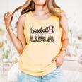 Baseball Oma Women BallPark Oma Baseball Mom Mother's Day Comfort Colors Tank Top Grey Baseball Oma Women BallPark Oma Baseball Mom Mother's Day Comfort Colors Tank Top Grey