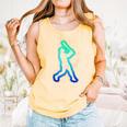 Baseball Player Graphic Comfort Colors Tank Top Grey Baseball Player Graphic Comfort Colors Tank Top Grey