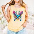 Baseball Player Ice Cream Drip Comfort Colors Tank Top Grey Baseball Player Ice Cream Drip Comfort Colors Tank Top Grey