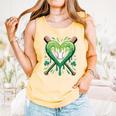 Baseball St Patricks Day Boys Girls Men Women Shamrock Green Comfort Colors Tank Top Grey