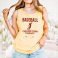 Baseball Tee For Men Women Comfort Colors Tank Top Grey