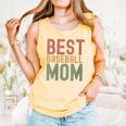 Best Baseball Mom Sports Cute Moms Day Comfort Colors Tank Top Grey