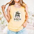 Bleached Messy Bun Game Day Vibes Baseball Mom Game Day Comfort Colors Tank Top Grey Bleached Messy Bun Game Day Vibes Baseball Mom Game Day Comfort Colors Tank Top Grey