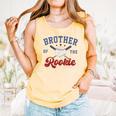 Brother Of Rookie 1st Birthday Baseball Boy Family Matching Comfort Colors Tank Top Grey