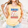 Bruh It's My 2nd Birthday Boy Baseball Themed Party Comfort Colors Tank Top Grey Bruh It's My 2nd Birthday Boy Baseball Themed Party Comfort Colors Tank Top Grey