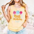 Bruh It's My Birthday Ice Cream Drip Baseball Birthday Comfort Colors Tank Top Grey