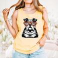 Bulldog Mascot Sports Fan Football Basketball Baseball Comfort Colors Tank Top Grey Bulldog Mascot Sports Fan Football Basketball Baseball Comfort Colors Tank Top Grey