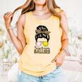 Busy Raising Ballers Tennis Baseball Mom Messy Bun Leopard Comfort Colors Tank Top Grey Busy Raising Ballers Tennis Baseball Mom Messy Bun Leopard Comfort Colors Tank Top Grey