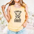 Christian Baseball Philippians 4 Comfort Colors Tank Top Grey