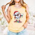 Christmas Baseball Ice Cream Dripping Santa Baseball Drip Comfort Colors Tank Top Grey Christmas Baseball Ice Cream Dripping Santa Baseball Drip Comfort Colors Tank Top Grey