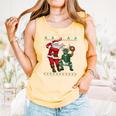 Christmas Santa Baseball Ugly Sweater Comfort Colors Tank Top Grey Christmas Santa Baseball Ugly Sweater Comfort Colors Tank Top Grey