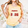 Class Of 2026 Senior Year Baseball Poppy 2026 Graduate Comfort Colors Tank Top Grey