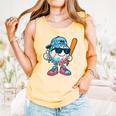 Cool Ice Cream Drip Baseball Drip For Boys Sports Kids Comfort Colors Tank Top Grey Cool Ice Cream Drip Baseball Drip For Boys Sports Kids Comfort Colors Tank Top Grey