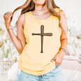 Cross Baseball Bats Christian Faith Sports Coach Pitcher Comfort Colors Tank Top Grey Cross Baseball Bats Christian Faith Sports Coach Pitcher Comfort Colors Tank Top Grey