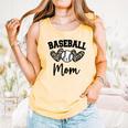 Custom Baseball Mom Number 7 Heart For Mom Comfort Colors Tank Top Grey Custom Baseball Mom Number 7 Heart For Mom Comfort Colors Tank Top Grey