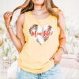 Cute Baseball Mom Heart Mother's Day Sport Mama Mom Life Comfort Colors Tank Top Grey Cute Baseball Mom Heart Mother's Day Sport Mama Mom Life Comfort Colors Tank Top Grey
