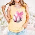 Cute Coquette Baseball Pink Bow Player & Fan Girls Comfort Colors Tank Top Grey Cute Coquette Baseball Pink Bow Player & Fan Girls Comfort Colors Tank Top Grey