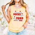 Cute Ducks On The Pond Cute Baseball Mom T-Shirt Comfort Colors Tank Top Grey