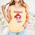 Cute Love Baseball BigLeague Babe Hot Baseball Mom Comfort Colors Tank Top Grey