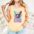 Drip Happens Baseball Ice Cream Bat And Ball With Sunglasses Comfort Colors Tank Top Grey Drip Happens Baseball Ice Cream Bat And Ball With Sunglasses Comfort Colors Tank Top Grey