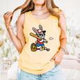 Easter Bunny Baseball Player Batter Rabbit Boys Kids Men Comfort Colors Tank Top Grey Easter Bunny Baseball Player Batter Rabbit Boys Kids Men Comfort Colors Tank Top Grey