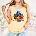 Father Son Baseball Father's Day Comfort Colors Tank Top Grey Father Son Baseball Father's Day Comfort Colors Tank Top Grey