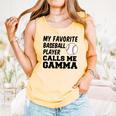My Favorite Baseball Player Calls Me Gamma Comfort Colors Tank Top Grey My Favorite Baseball Player Calls Me Gamma Comfort Colors Tank Top Grey