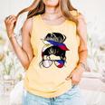 Filipina Baseball Mom Philippines Flag Baseball Girl Comfort Colors Tank Top Grey