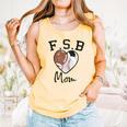 Football Soccer Baseball Mom For Women Comfort Colors Tank Top Grey