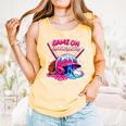 Game Kindergarten Baseball Ice Cream Drip On Back To School Comfort Colors Tank Top Grey