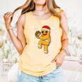 Gingerbread Man Baseball Christmas Comfort Colors Tank Top Grey Gingerbread Man Baseball Christmas Comfort Colors Tank Top Grey