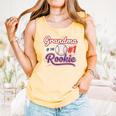 Grandparent Grandma Of The 1 Rookie Baseball Comfort Colors Tank Top Grey Grandparent Grandma Of The 1 Rookie Baseball Comfort Colors Tank Top Grey