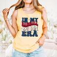 Groovy In My Baseball Mom Era Baseball Mama Mother's Day Comfort Colors Tank Top Grey