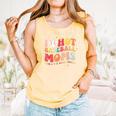 Groovy Retro I Love Hot Baseball Moms With After Game Snacks Comfort Colors Tank Top Grey Groovy Retro I Love Hot Baseball Moms With After Game Snacks Comfort Colors Tank Top Grey